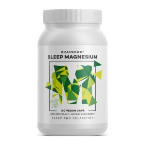 Nejlépe vstřebatelný hořčík: Který to je a jak ho poznáme? 6 BrainMax Sleep Magnesium 100 kapslí