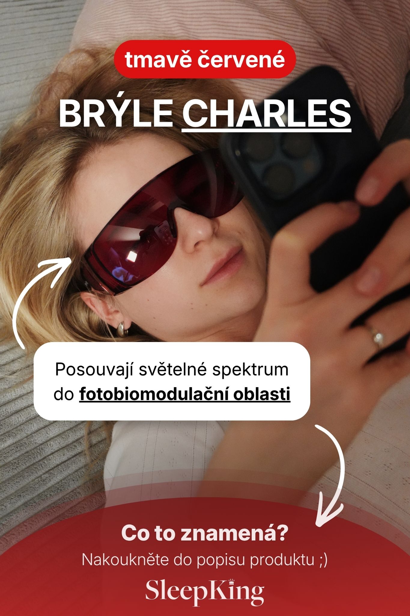 SleepKing™ Oranžové brýle Charles 2 SleepKing™ Oranžové brýle Charles - Obrázek 2