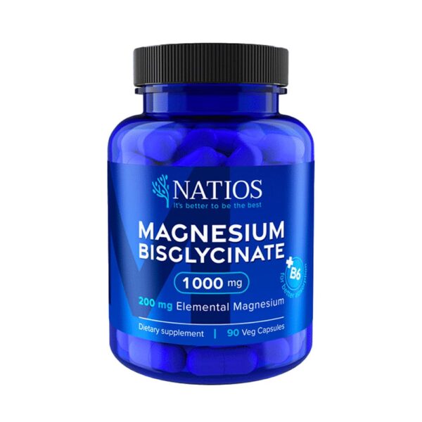 natios magnesium bisglycinate NATIOS Magnesium Bisglycinate 90 kapslí