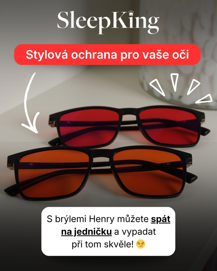 SleepKing™ Oranžové brýle Henry 3 SleepKing™ Oranžové brýle Henry - Obrázek 3