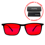 SleepKing™ Červené brýle Henry + pouzdro a hadřík ZDARMA