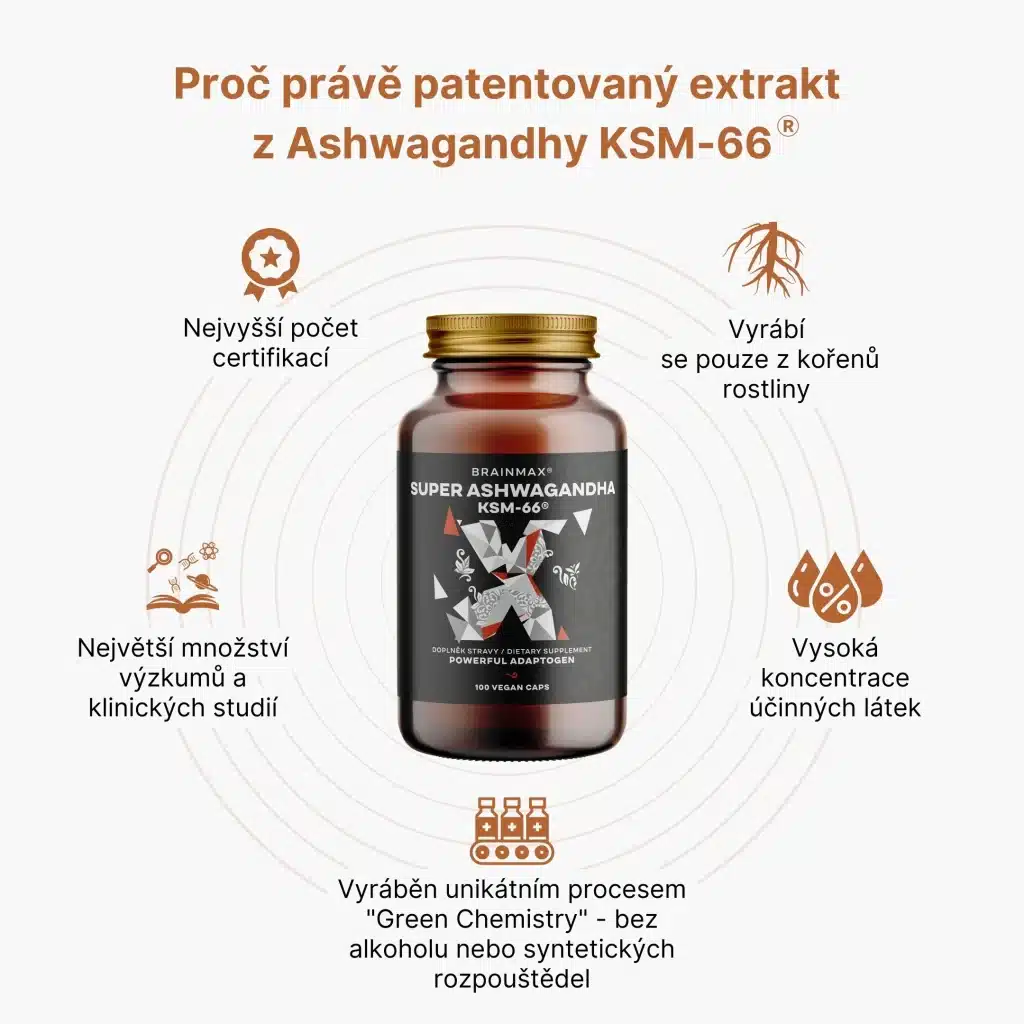 Proc prave patentovy extrakt z Ashwagandhy KSM 66Ⓡ 2