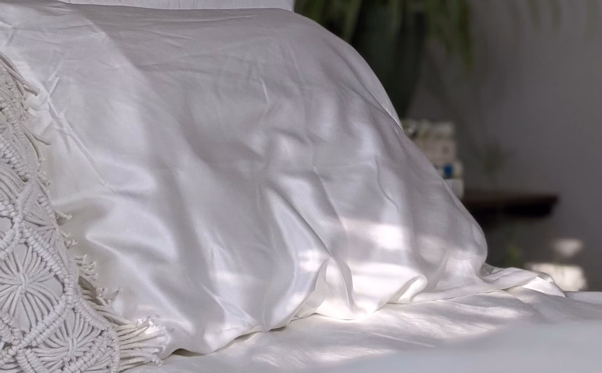 saténové povlečení