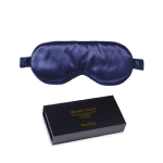 SleepKing™ Hedvábná maska Victoria - Tmavě modrá