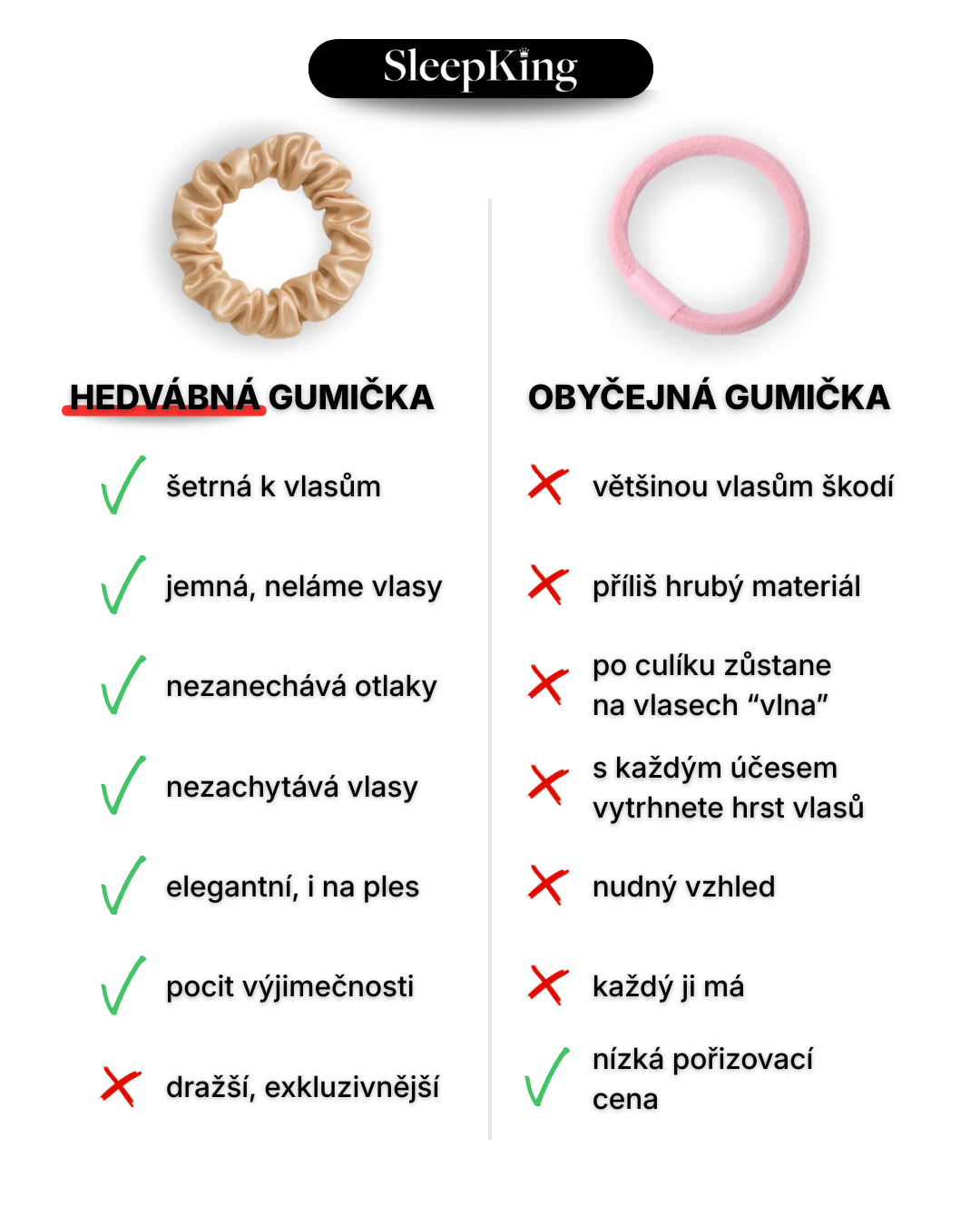 SleepKing™ Hedvábná gumička, Malia 3 SleepKing™ Hedvábná gumička, Malia - Obrázek 3