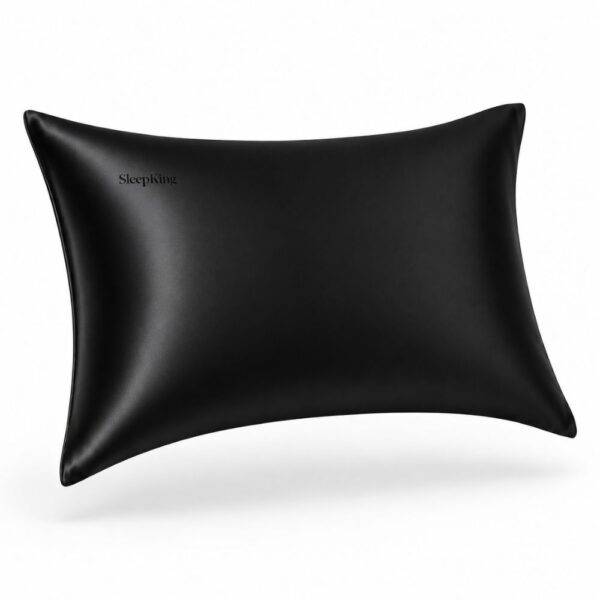 SleepKing™ Hedvábný povlak Charlotte - Černá, 50x70cm