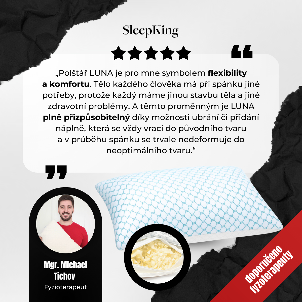SleepKing™ Polštář Luna 6 SleepKing™ Polštář Luna - Obrázek 6