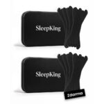1+1 Zdarma: SleepKing™ Pásky na nos Fabio – 30 ks, Černá