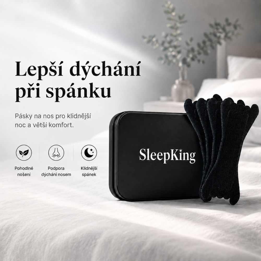 1+1 Zdarma: SleepKing™ Pásky na nos Fabio – 30 ks, Černá 3 1+1 Zdarma: SleepKing™ Pásky na nos Fabio – 30 ks, Černá - Obrázek 3