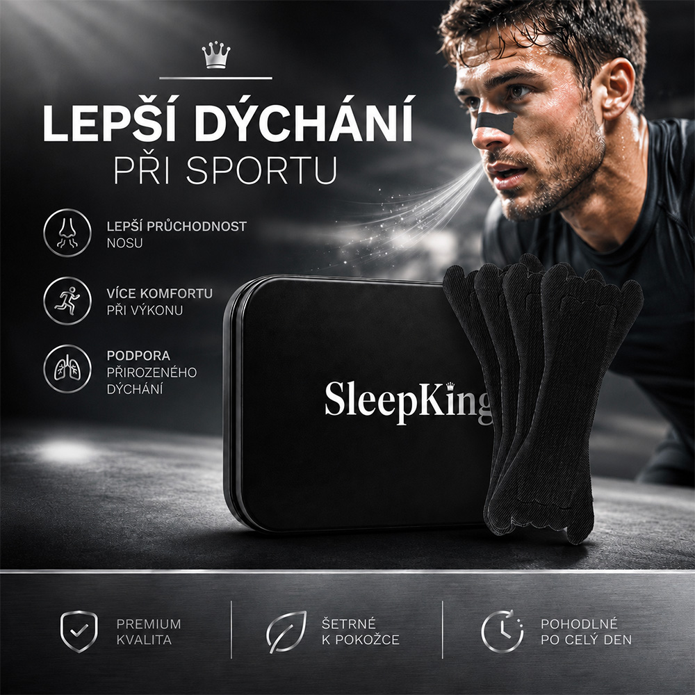 1+1 Zdarma: SleepKing™ Pásky na nos Fabio – 30 ks, Černá 5 1+1 Zdarma: SleepKing™ Pásky na nos Fabio – 30 ks, Černá - Obrázek 5