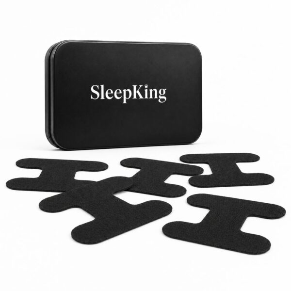SleepKing™ Pásky na ústa Snory - 30 ks, Černá
