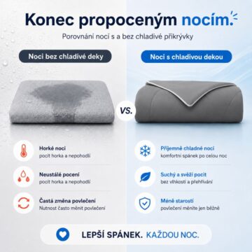 SleepKing™ Chladivá deka Elsa - 140x200 cm, Šedá - Obrázek 5