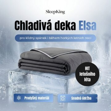 SleepKing™ Chladivá deka Elsa - 140x200 cm, Šedá - Obrázek 2