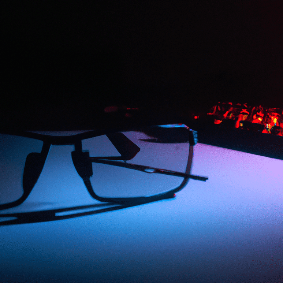 DALL·E 2023 12 26 17.25.32 computer glasses bloking blue light edited