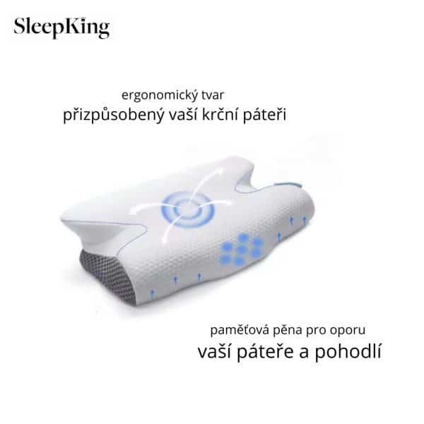 SleepKing polštář z paměťové pěny, Oliver - Image 2