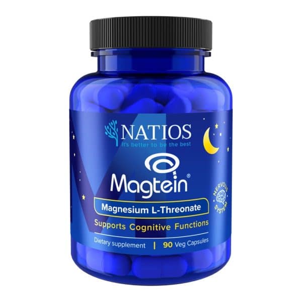 NATIOS Magtein, Magnesium L-threonate, 90 veganských kapslí