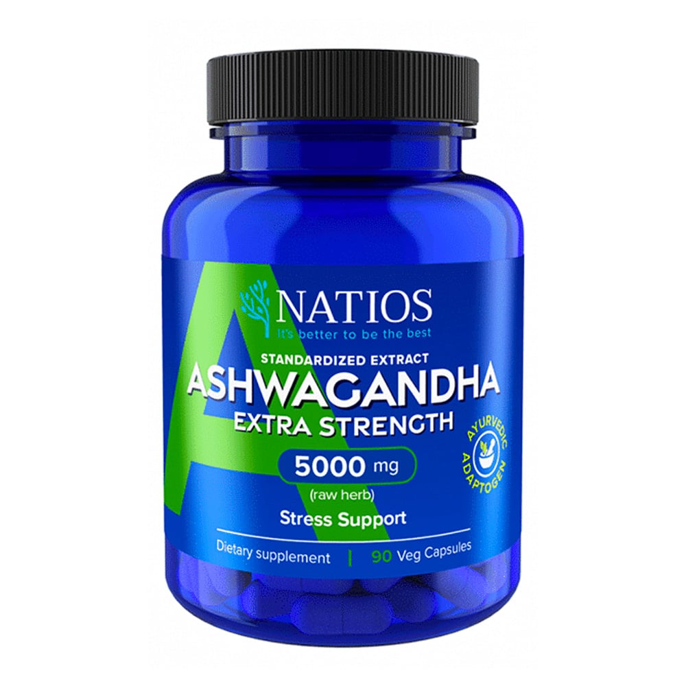 NATIOS Ashwagandha Extract 90 veganských kapslí