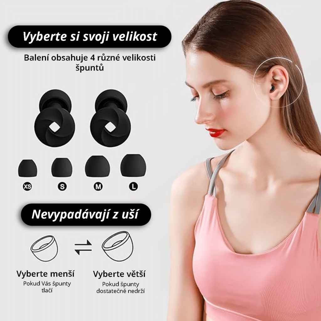 Jaké jsou ty nejlepší špunty do uší na spaní? 3 cerne fotka 1